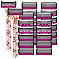 Jingpin Razor Kit with Refill Blades – 6-Layer Manual Shaving System