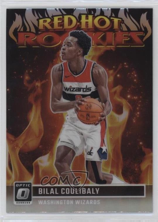 2023 Panini Donruss Optic Red Hot Rookies Holo Prizm Bilal Coulibaly #11 RC 1c47