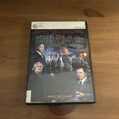 Murder on the Orient Express (DVD, 2017) Johnny Depp Judi Dench Willem Dafoe