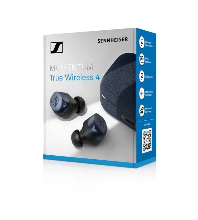Sennheiser Momentum True Wireless 4 In-ear Headphones, Metallic Denim - image 3 of 4
