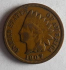 1907 UNITED STATES PENNY - INDIAN HEAD - Great Coin - Lot #M27