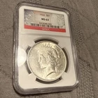 1922 Silver Peace Dollar - Philadelphia - NGC MS 63
