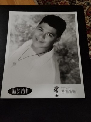 Vintage Miles Peña Promotional Press Photo Sonero RMM Records Salsa Romantica