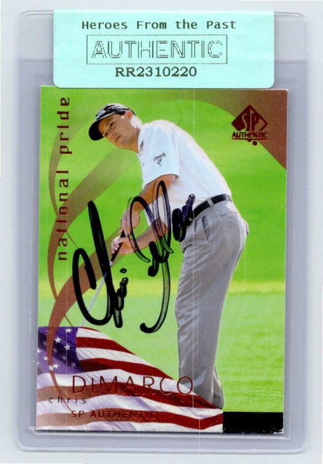2003 SP Authentic National Pride #47 Chris DiMarco Auto 070-E