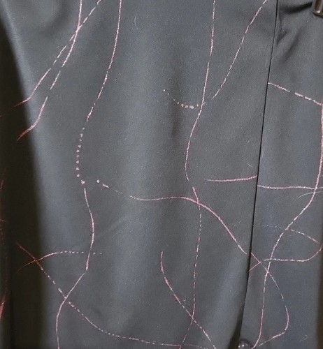 Falda para mujer Tracy Evans Limited negra con detalles metálicos rosas talla 3 JRS - Imagen 2 de 4