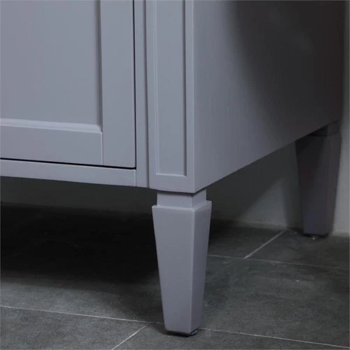 Elegant Decor Williams 36" Single Marble Top Bathroom Vanity in Gray - Picture 15 of 16