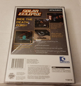 Solar Eclipse (Sega Saturn, 1995) Authentic & Complete with Registration Card!