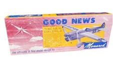 Vintage Model Airplane Kit Monarch Good News Sport Flying Military