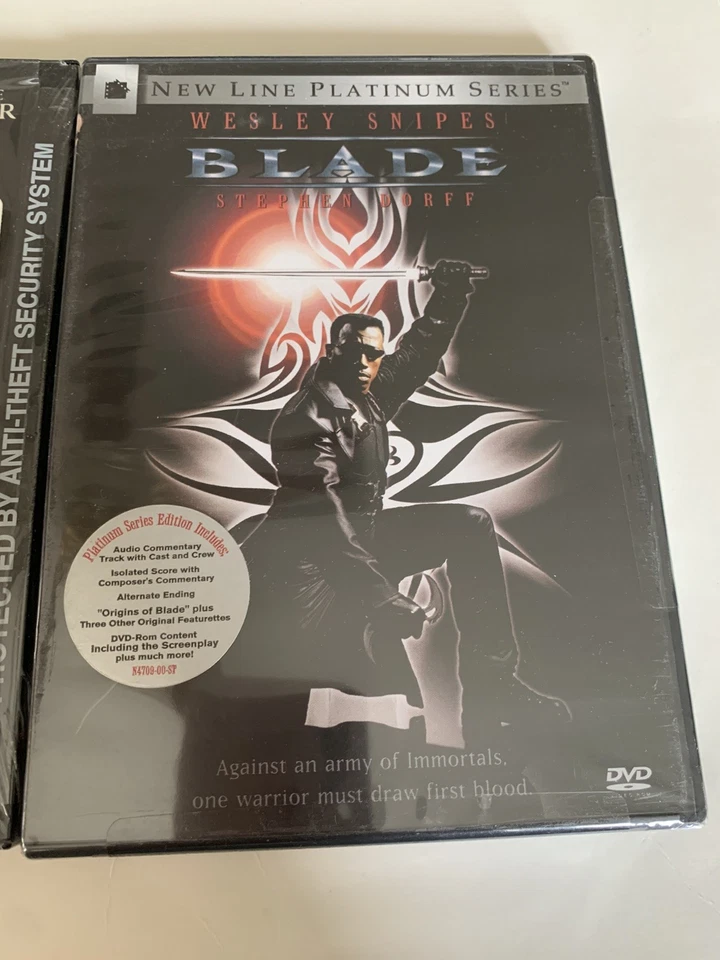 DVD Duo Batman Returns (Snapcase) & Blade Platinum Series New Factory Sealed DVD - Image 3 of 4