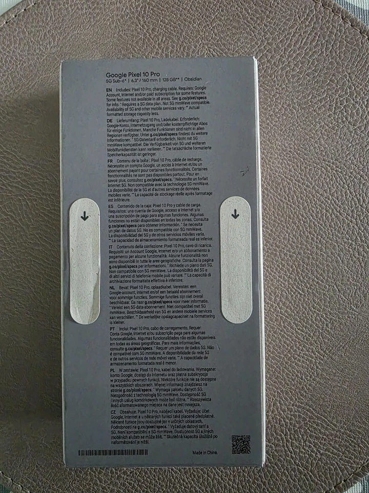 Google Pixel 10 Pro - 128GB - Obsidian Black - Sealed - Unlocked - 5G Wifi 7 - Image 3 of 3