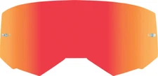 Fly Racing Kid's Lens w/ Post for Youth Zone/Focus Goggles (Red Mirror/Clear)