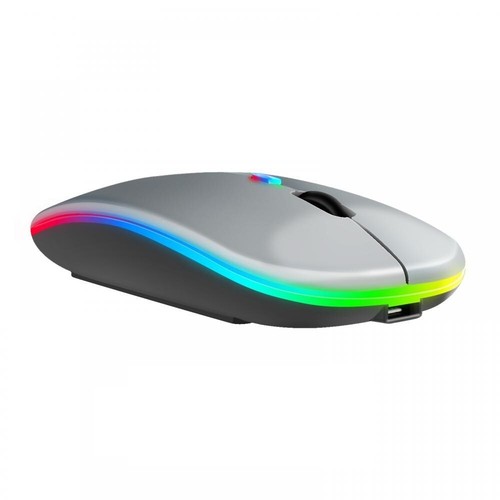 Souris lumineuse sans fil Bluetooth USB éclairée silencieuse PC tablette - Photo 11/16