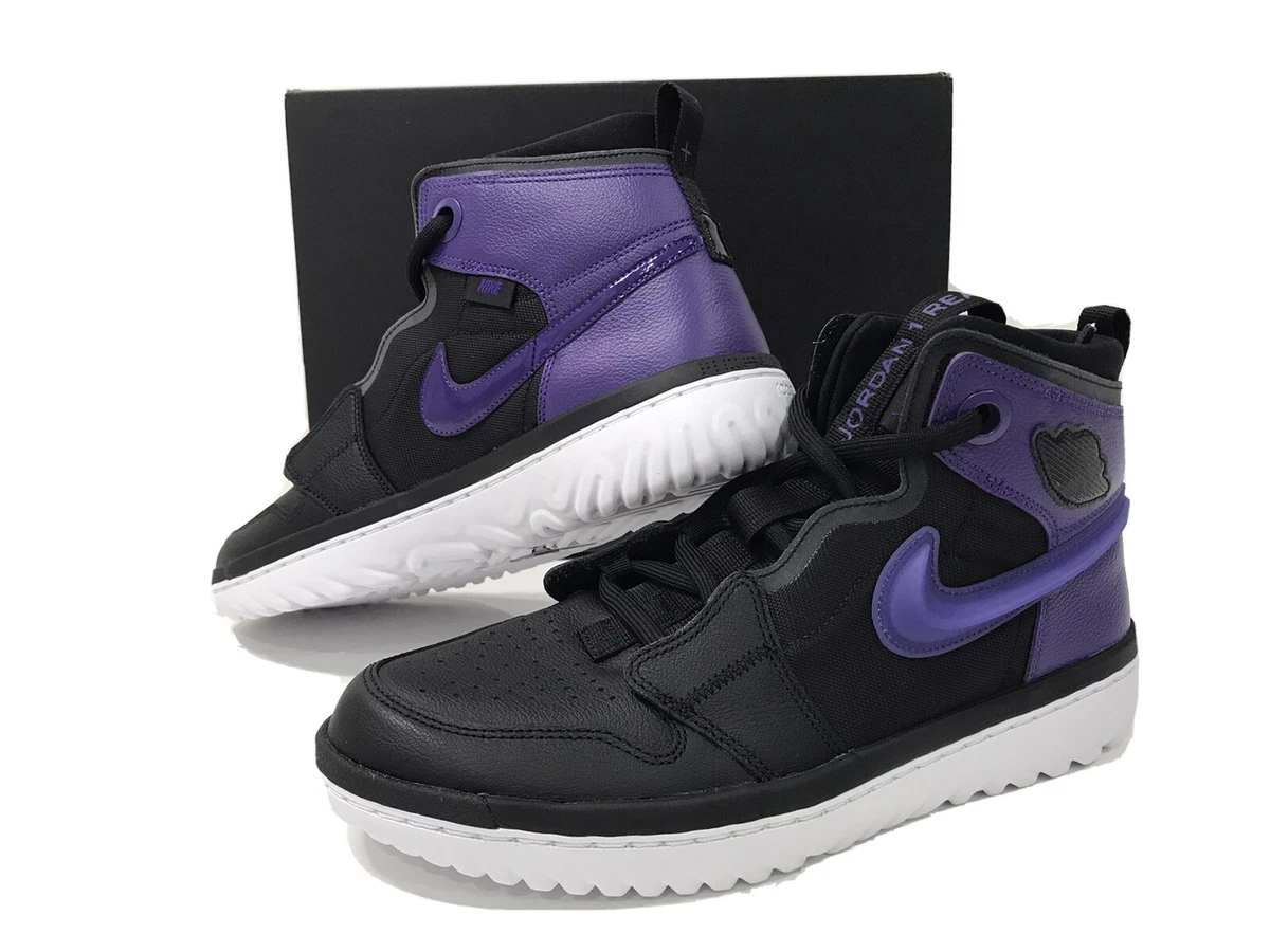Nike Air Jordan 1 React High Court Purple/Black | eBay