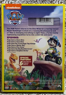 📀 Paw Patrol , Dino Rescue (Roar To The Rescue) DVD W/Slipcover