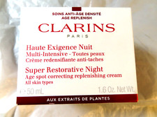 CLARINS SUPER RESTORATIVE NIGHT AGE SPOT CORRECTING CREAM 50ML 1.6 Oz NEW