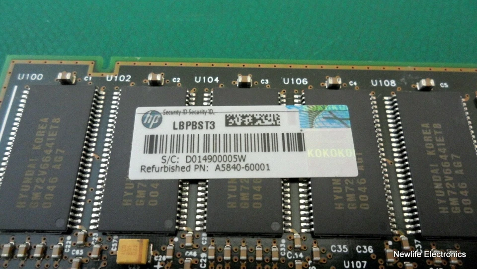 HP A5840-69101 256MB PC-133 SDRAM Server Memory A5840-60001 - Image 2 of 3