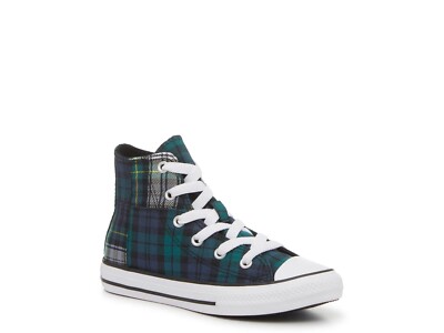 Boy's Fashion Sneakers Converse Chuck Taylor All Star Plaid High