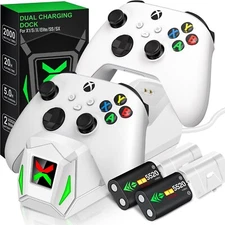 Rechargeable Battery For Xbox Series X/S Controller Fast Charging Station Dock