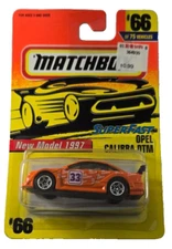 1997 Matchbox Opel Calibra DTM orange New Model  #66 MOC NEW NEVER OPENED