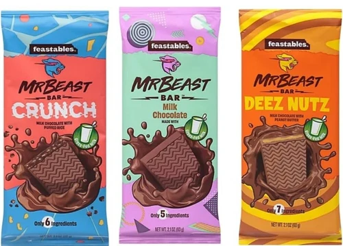 Mr Beast Feastables 3 Flavors