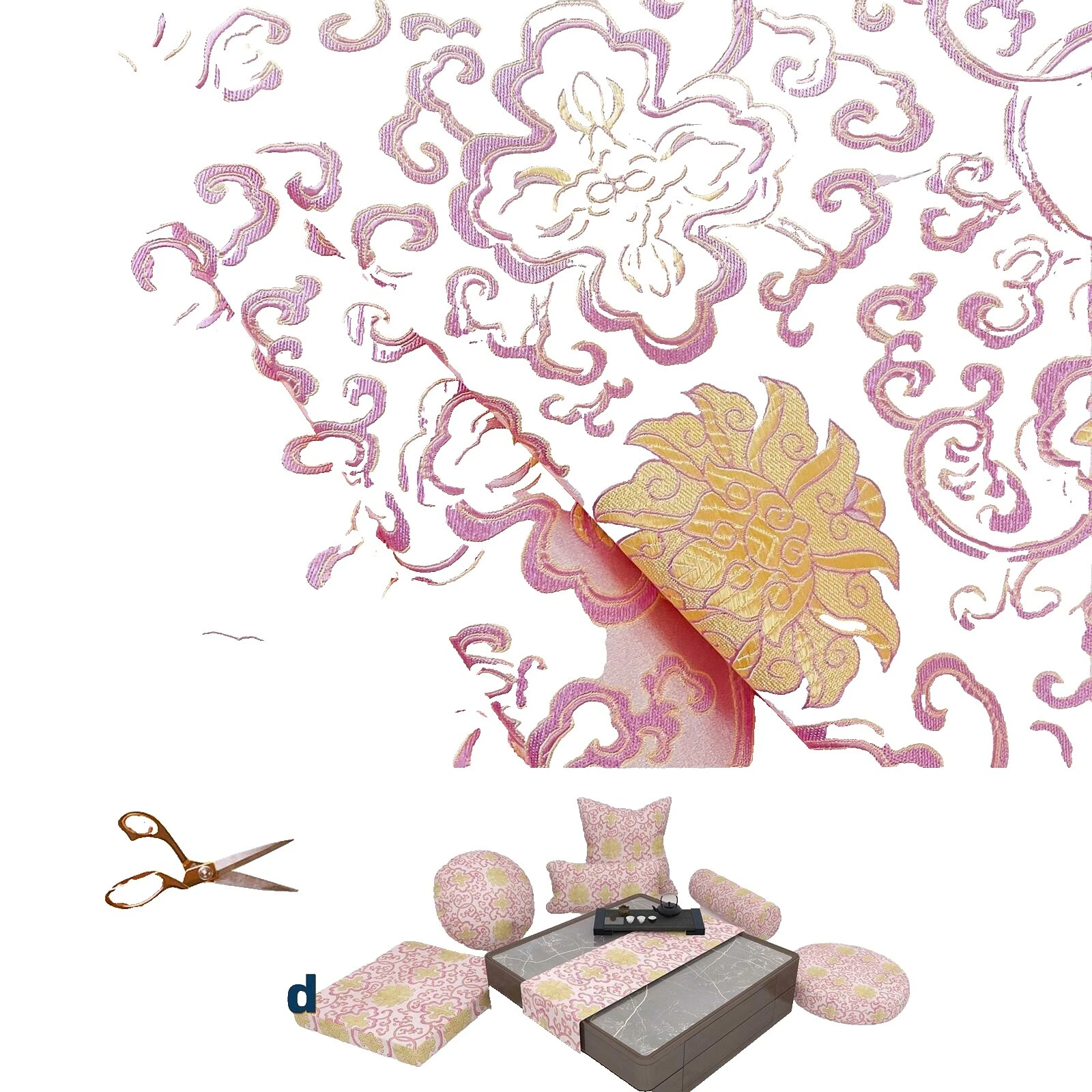 Handmade Rayon Floral Home Décor Pillows