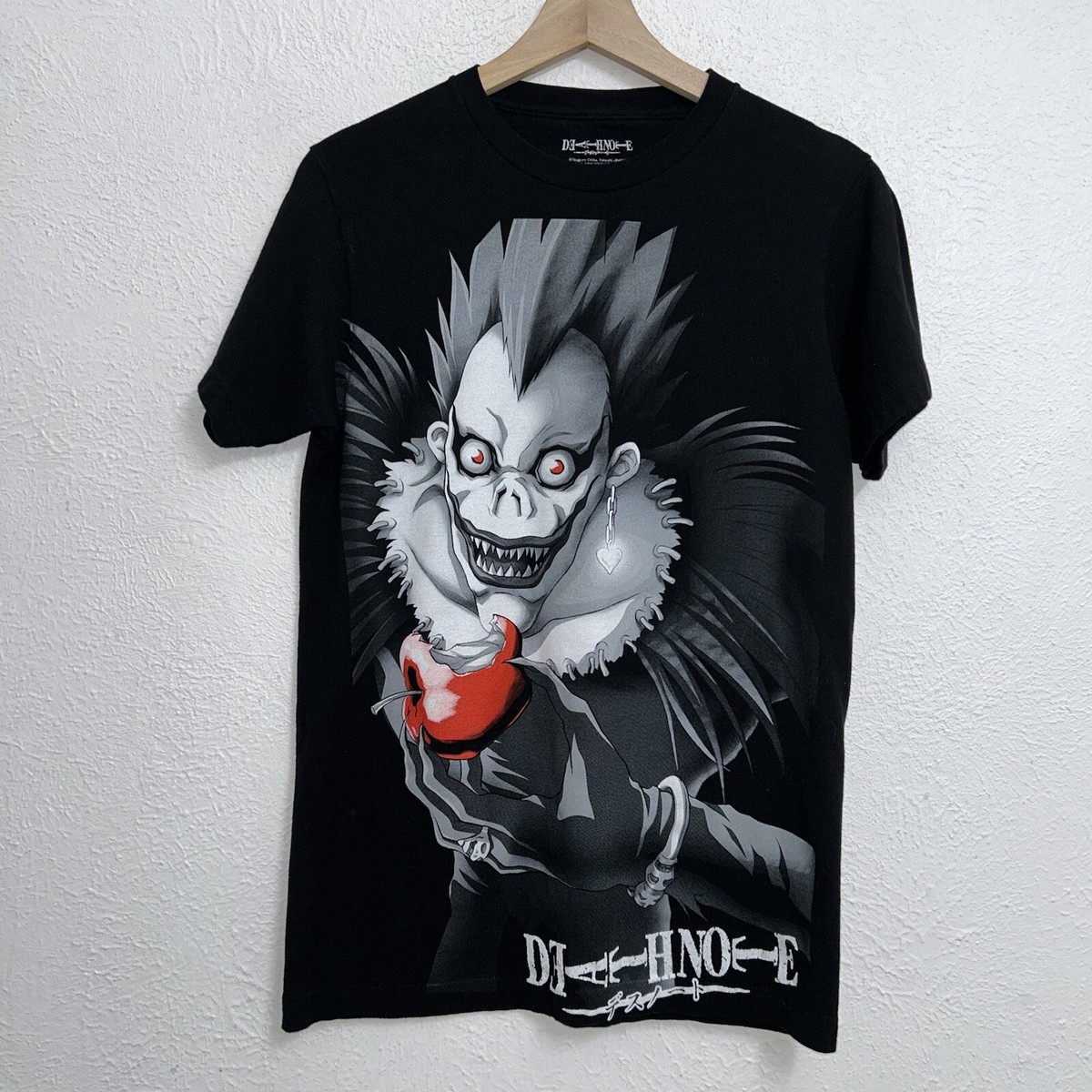 Death Note Tonal Shinigami Ryuk Face Tee Black T-Shirt Size Small