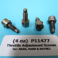 Bendix Stromberg Aircraft NAR6 NAR9 NAY9E1 Carburetor Throttle Adjustment Screws
