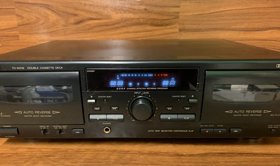 JVC TD-W218 *Piastra a doppia cassetta Dolby B-C NR HX-Pro (da cambiare cinghie) - Imagen 4 de 4