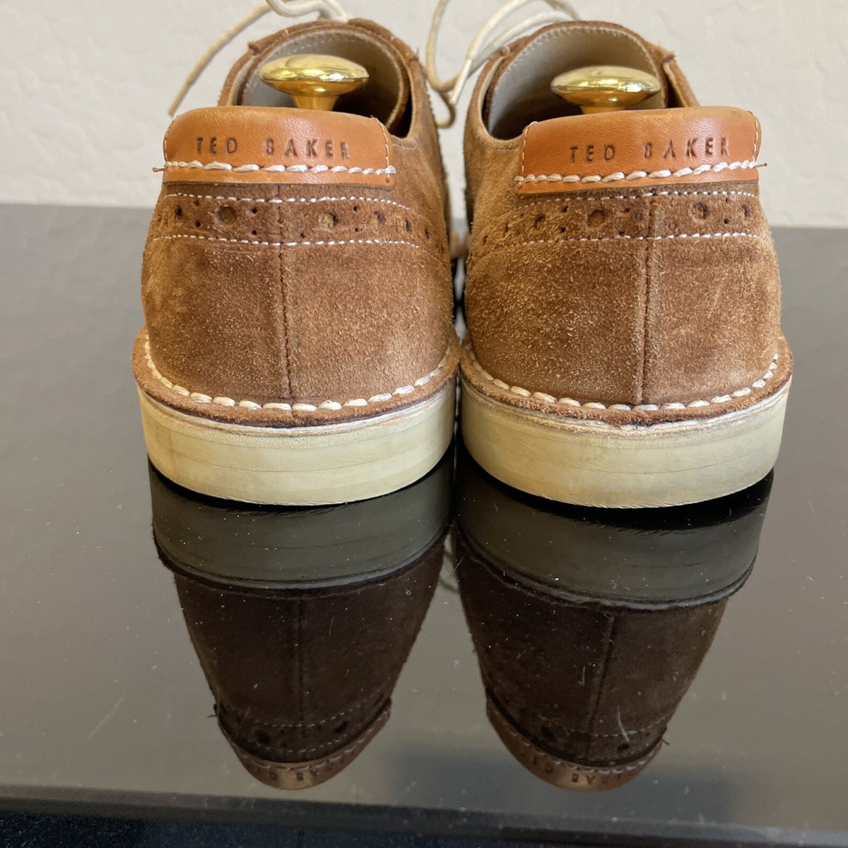 Original Penguin By Munsingwear Brown Suede Wingtip Oxfords 