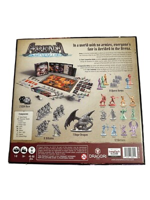 Arena The Contest 1.5 Kickstarter Core Box Board Game Dragori Game