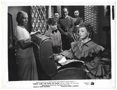 Irene Dunne Linda Darnell Anna and the King of Siam orig. US - PF