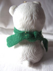 Bisque Porcelain Vintage Jasco Lil Chimers POLAR BEAR w/ CANDY CANE Christmas — photo 6