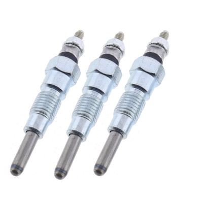 3-Pack Glow Plugs For Bobcat Equipment - 6670470 Replacement Parts