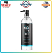 XESSO Water-Based Lube – 32oz, All-Natural, Hypoallergenic & Glycerin-Free