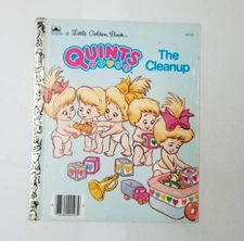 Quints The Cleanup: A Little Golden Book 1990 Adventures for Five