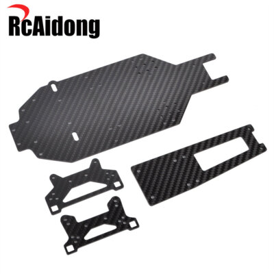 Carbon Upper Lower Deck Upgrade Conversion Kit Für Tamiya TA02 TA02SW TA02S