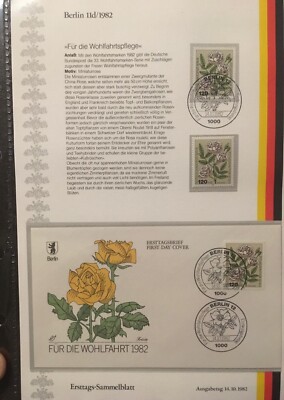c (11/d) Deutschland Berlin 1982 - Briefmarke, Umschlag und Ersttagsstempel