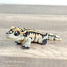 Mini Crested Gecko 3D Flexi Fidget Articulated Toy- Stocking Stuffer- Desk Pet