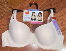 NWT Womens Nude Hanes Comfort Flex Underwired Bra Size Medium