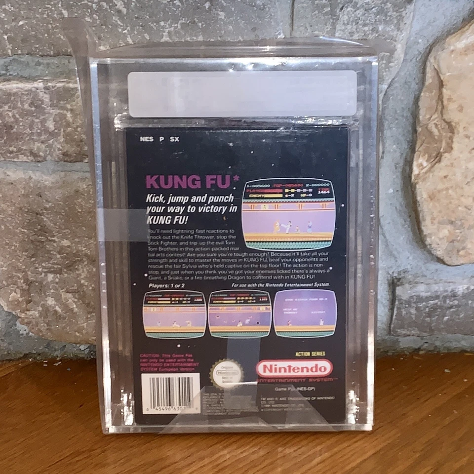Nintendo NES Kung Fu European Version VGA Graded 85+ Uncirculated Black Box Pal - Image 2 of 3