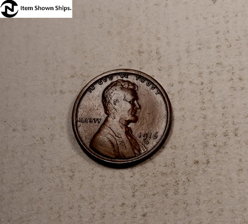 1916-S Lincoln Wheat Penny Cent ~ Very Fine (VF) ~ Semi-Key Date! (W1402)