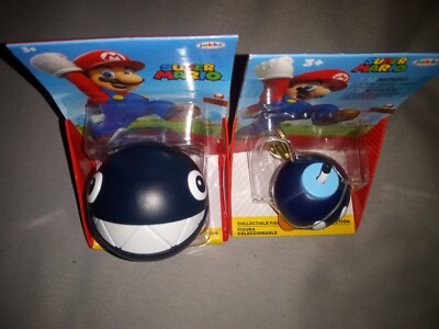 Jakks Pacific - Super Mario Bros. - Bob Bomb - Chain Chomp | eBay