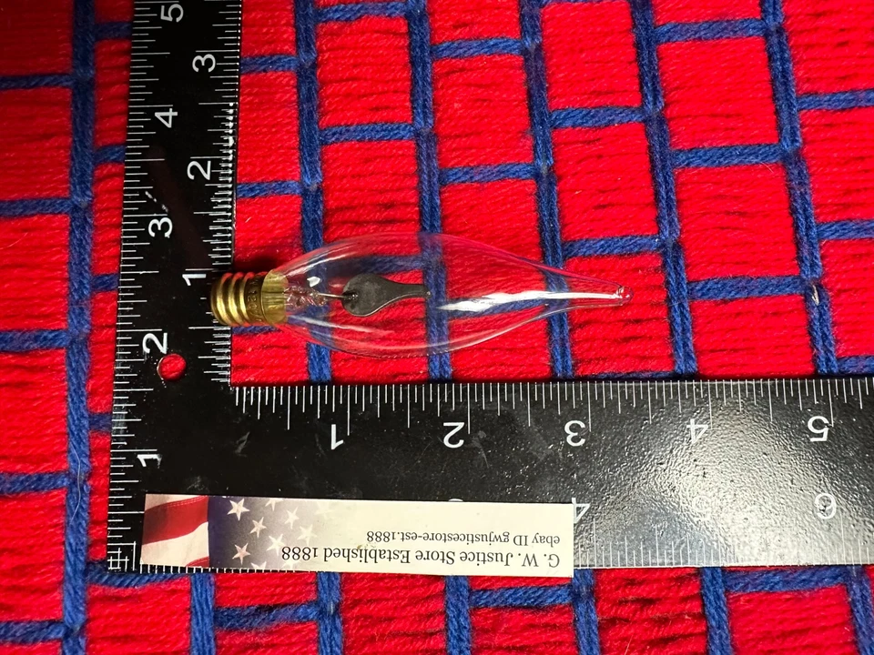 Caja de 18 NUEVO FLICKER FLAME C7 BOMBILLA Vela 3 vatios E12 Candelabro Base 3w Foto 4 de 4