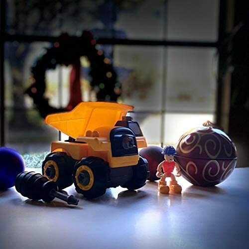 Konstruktionsspielzeug Bausatz Bauen & Auseinandernehmen Muldenkipper Bauen lernen Spaß Spielset - Bild 9 von 9