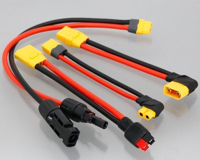XT90 DC Output Turn Adapter Wire XT60 Solar PV Input Cable For BLUETTI Elite 300