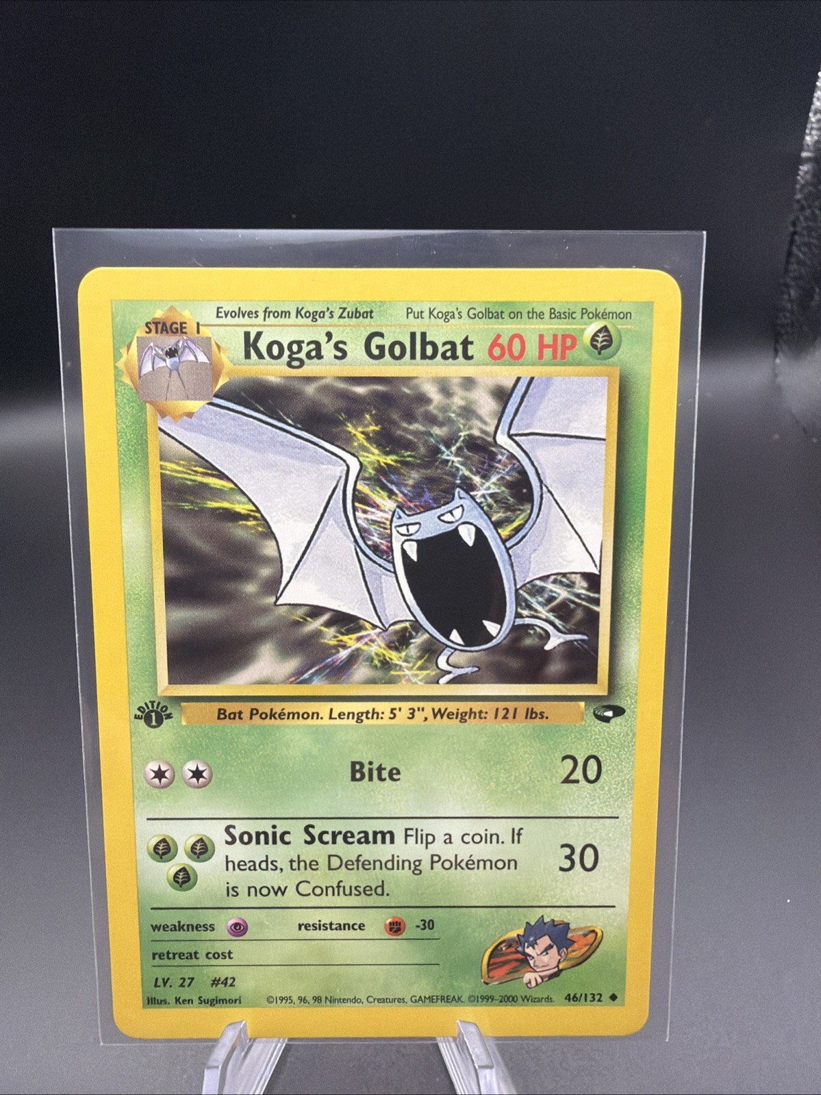 Pokemon Card WOTC - 1st Edition Koga's Golbat 46/132 NM