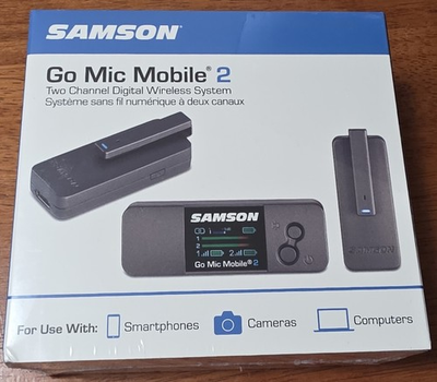 #ad SAMSON Go Mic Mobile 2 Wireless Microphone for iPhone Android SWGMM2 $100.00