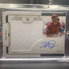 2024 Topps Definitive Collection On Card Auto Relics 15/50 Mike Trout #ARC-MT