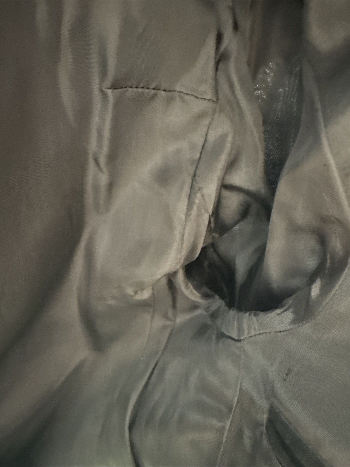 Protocol 42S Gray Chalk Pinstripe Double Breasted… - image 9