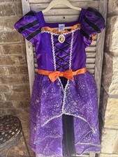 Disney Park Dress Mickey Minnie Mouse Halloween Witch Costume Orange Sz 9/10